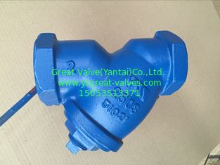 527-F ANSI NPT CAST IRON Y STRIANER THREADED ENDS