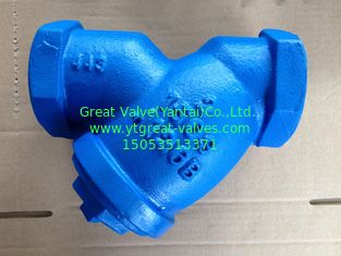 527-F ANSI NPT CAST IRON Y STRIANER THREADED ENDS