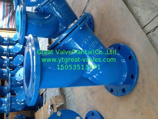DIN Y STRAINER FLANGED ENDS