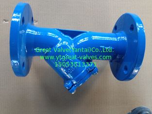 DIN Y strainer Flanged ends