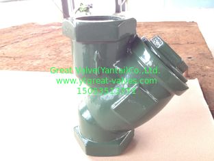 ANSI y strainer threaded ends