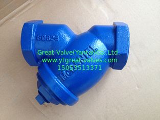 ANSI y strainer threaded ends