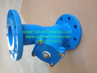 DIN y strainer flanged ends