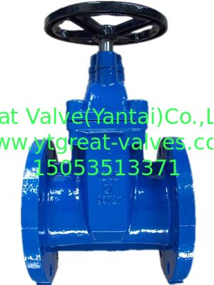 (ANSI) Cast Iron Resilient Gate Valve Flanged Ends