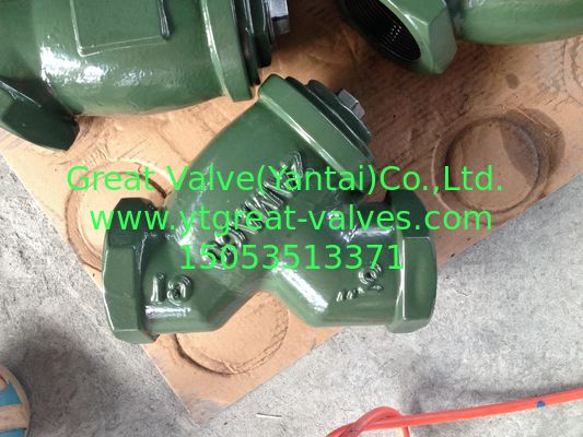 527-F ANSI NPT CAST IRON Y STRIANER THREADED ENDS