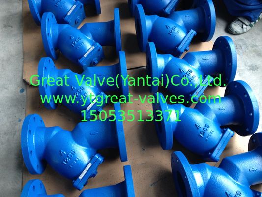 DIN Y strainer Flanged ends