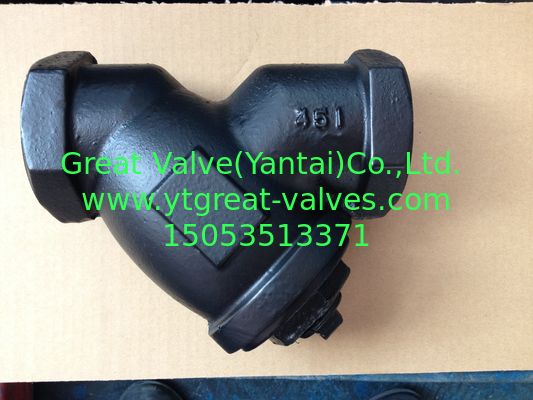 ANSI y strainer threaded ends