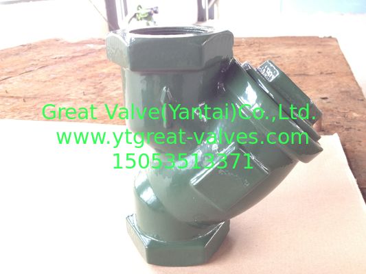 ANSI y strainer threaded ends