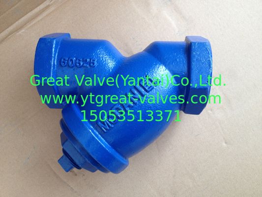 ANSI y strainer threaded ends