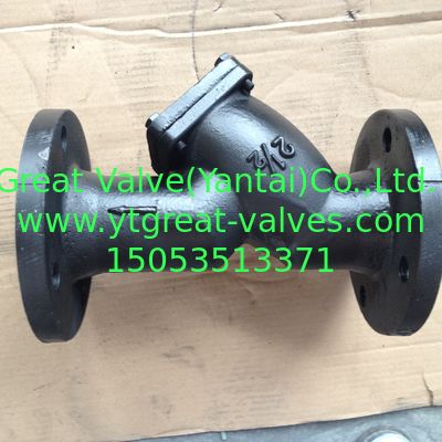 ANSI y strainer flanged ends